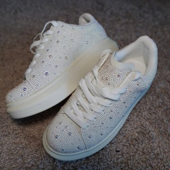 Shoes - Sparkle Platform Sneakers Size 8/9